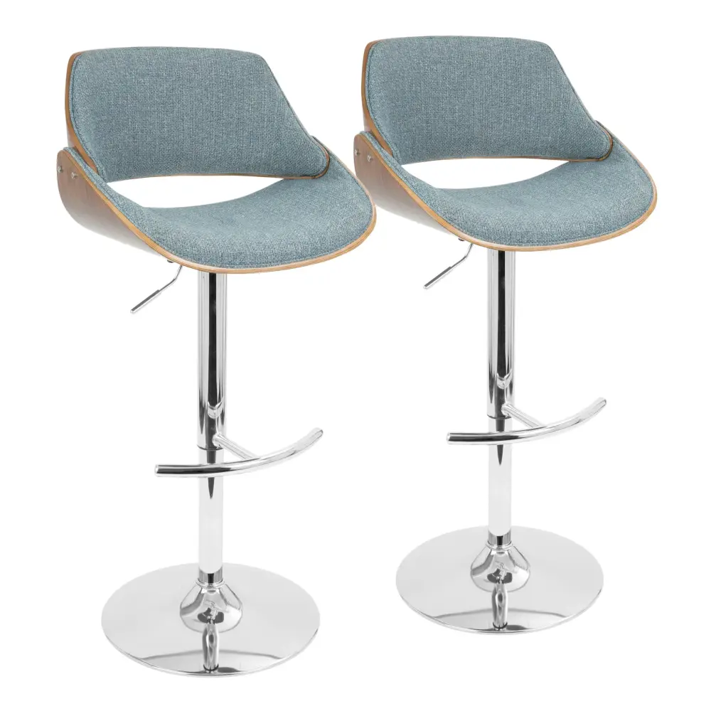 Fabrizzi - Mid Century Today's Adjustable Barstool Swivel (Set 2)