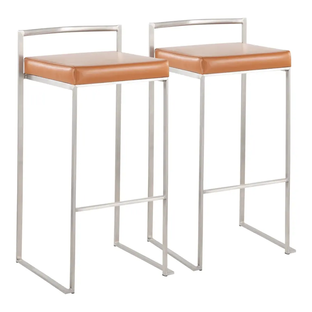 Fuji - Contemporary Tiered Design Barstool 60 Inch Bar