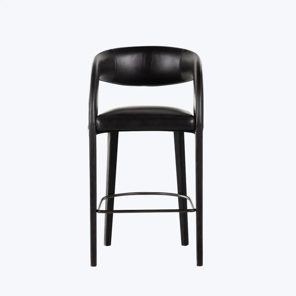 Hawkins Leather Bar Stool Bottle Opener