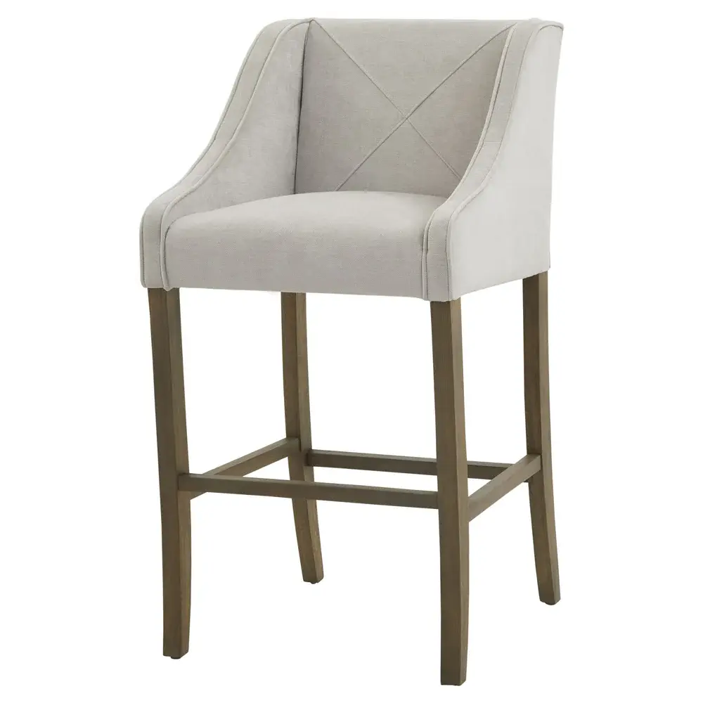 Industrial Style Epsom Bar Stool - Grey