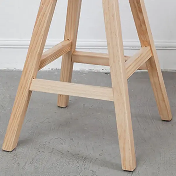 Rustic Wood Contemporary Wood Seat Bar Stool Low Back Bar Stool Home Apply
