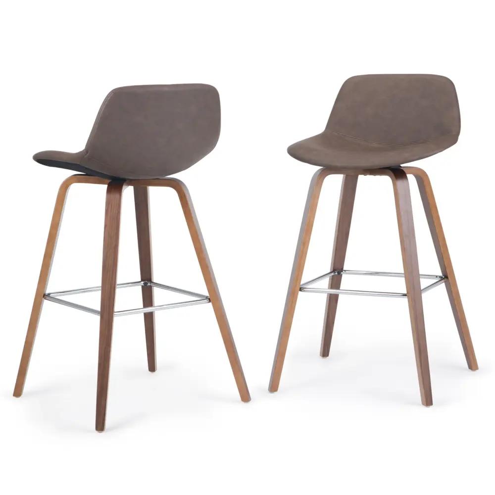 Whiskey Display Cabinet Randolph - Bentwood Multi-purpose Counter / Bar Height Stool (Set 2)