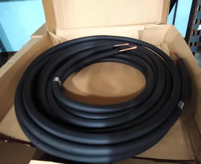 1/4" X 1/2" X 1/2" X 20' Mini Split Plain End Line Place