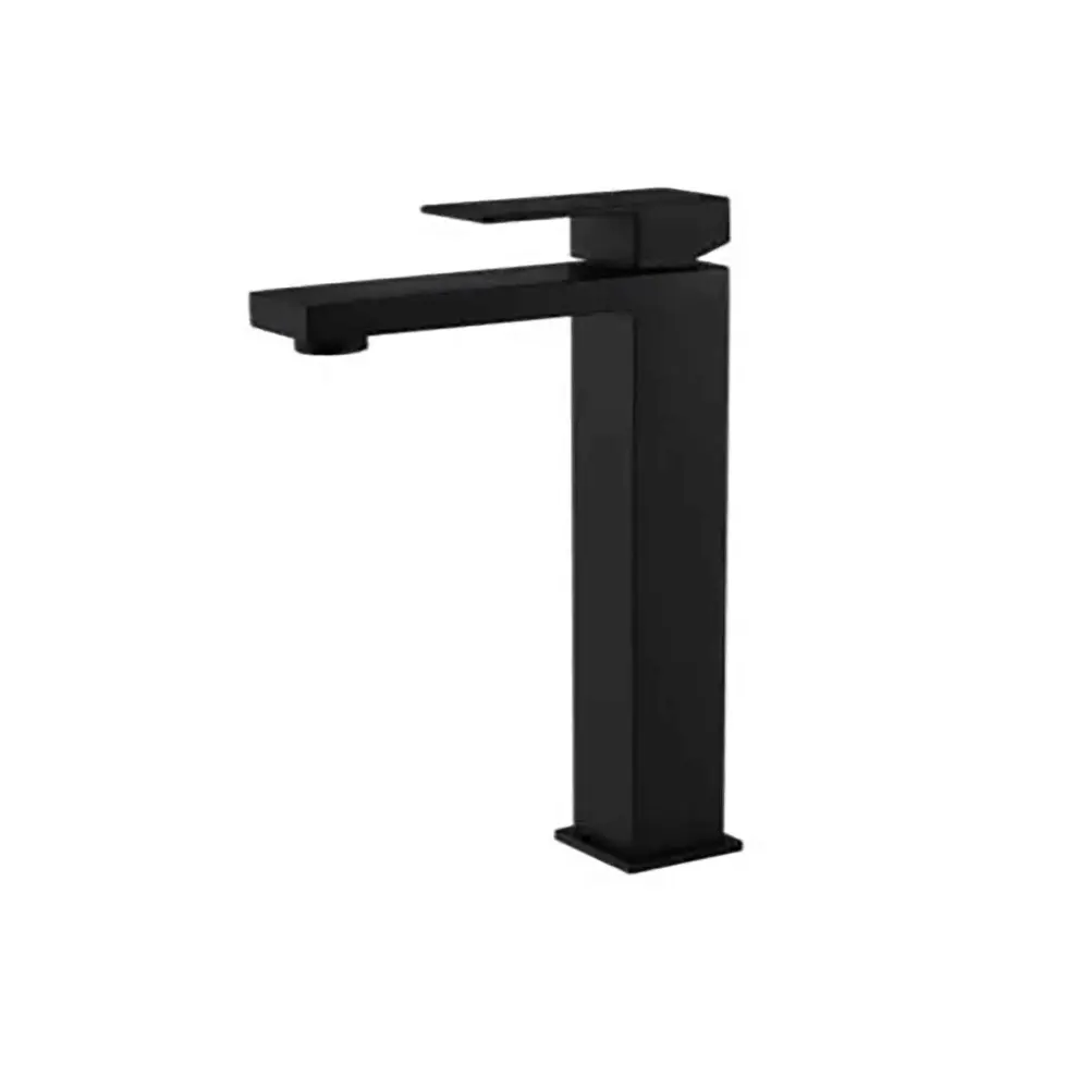 1-Handle Bathroom Faucet, Low-sheen Black