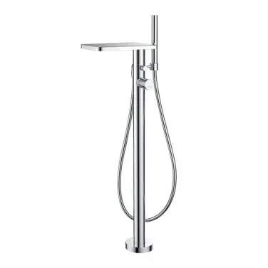 Anti-Slip Floor-mounted bath faucet hand shower