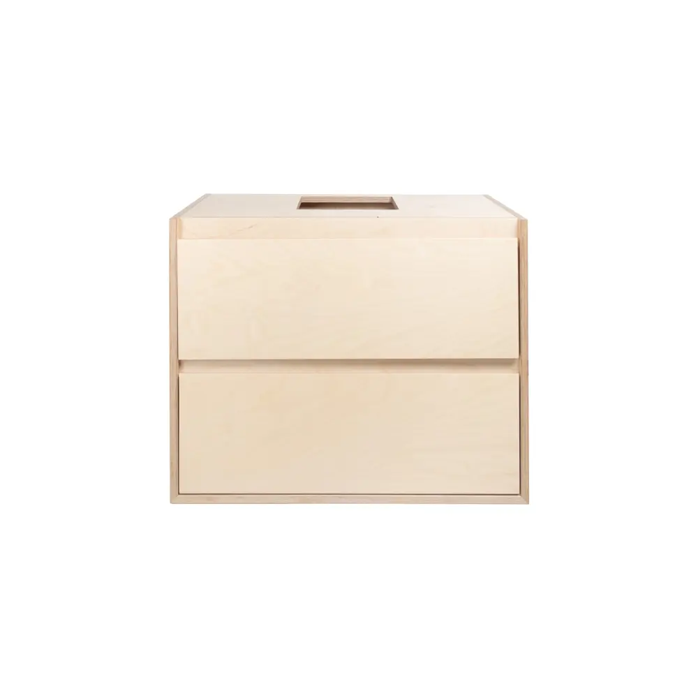 Bathroom furniture Scandinavian ANN - 80 cm - Birch