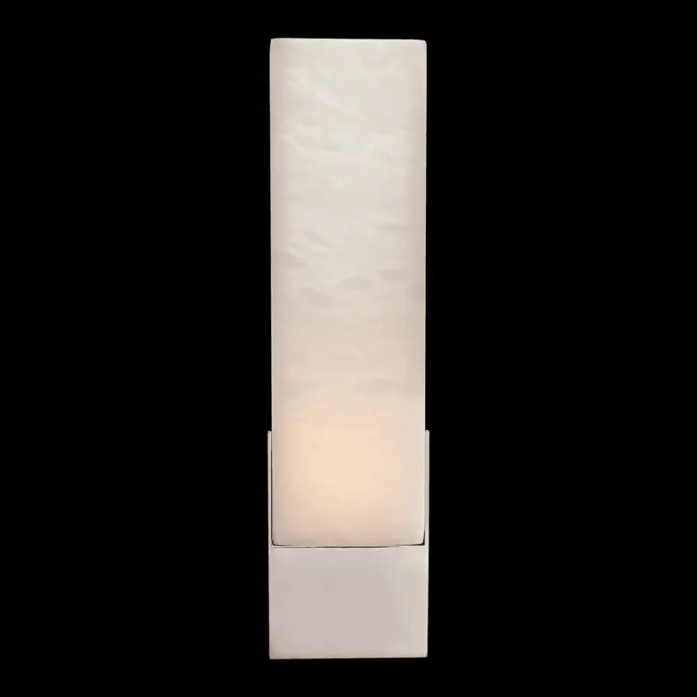 Covet Tall Box Bath Sconce - Polished Nickel