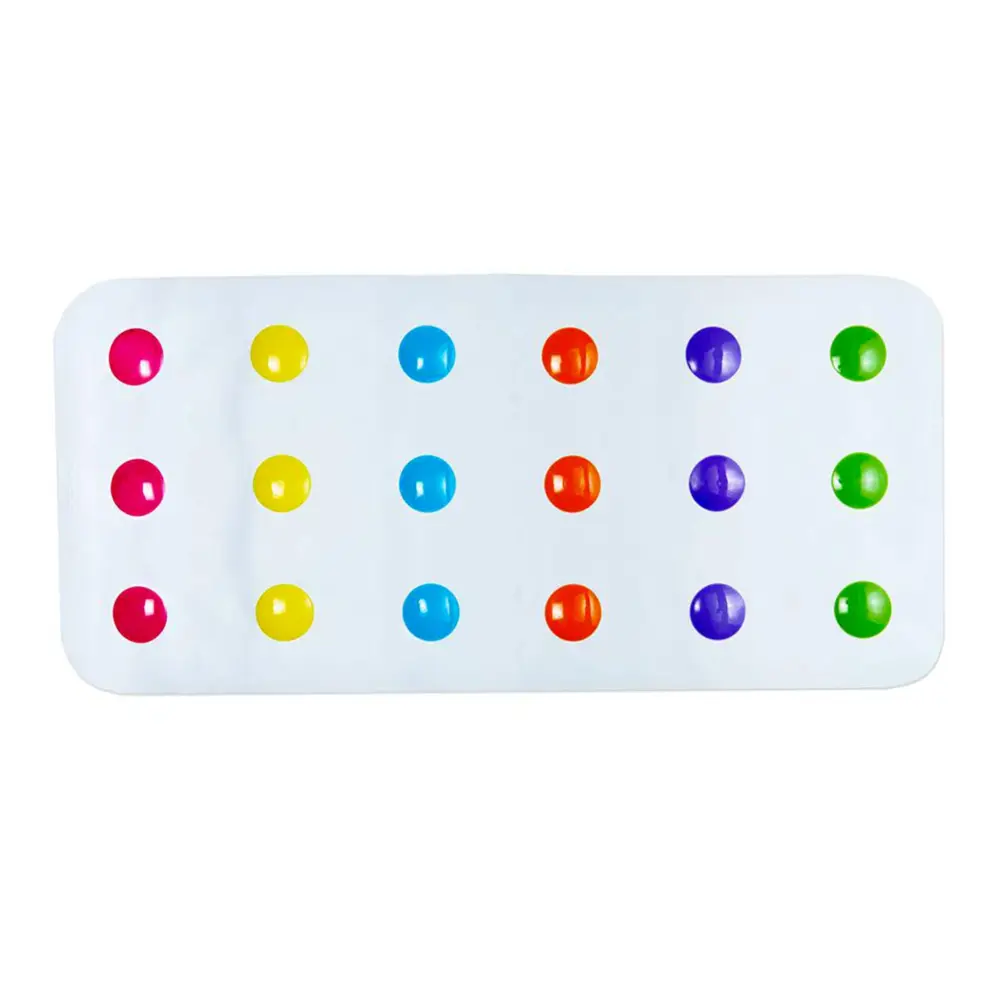 Dots Bath Mat Compatible Standard Tubs