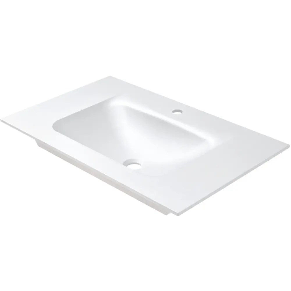 ELLECI: Furniture washbasin VIVO 80, Duratek®, without overflow Chalk matte 87776 80.5 cm