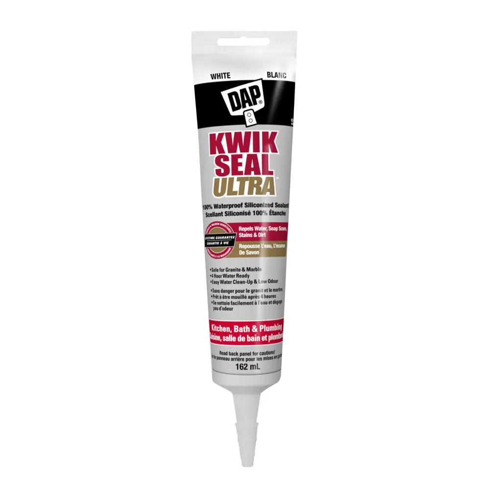 KWIK SEAL ULTRA White High-tech Kitchen and Bath Sealant, 162 ml Baby Shower