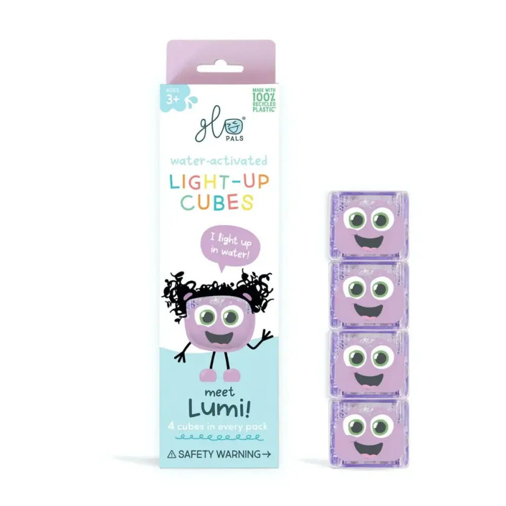 Light-Up Cubes Bath - Lumi Suction Cups