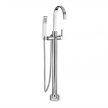 Luxury Hotel Floor-mounted bath faucet hand shower