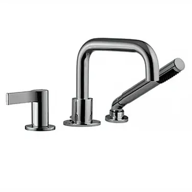 Over--Door 3-piece bath faucet hand shower