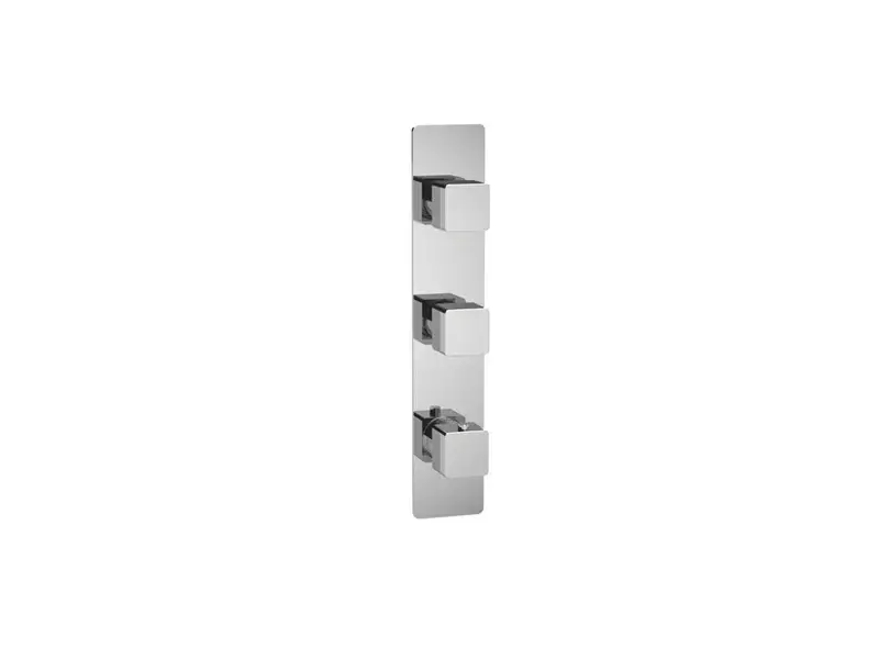 Profili Universal 3 Handle 2 Outlet & Versobox Trimset - Chromium Storage Hooks