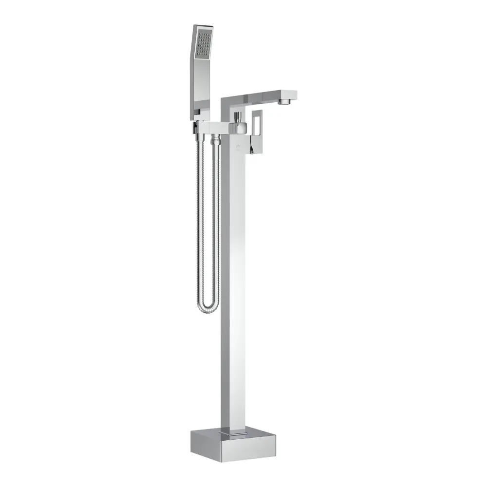 Quick-Dry Quadrato Faucet Free-Standing Bath Shower