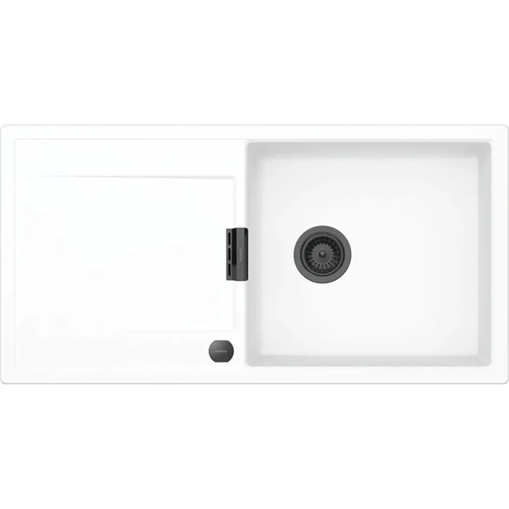 SCHOCK: Built- sink Mono D-100 Large, made CRISTADUR®/CRISTADUR® EMERALD 87497 100 cm