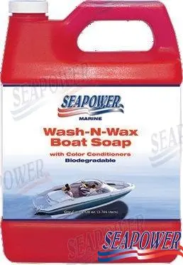 SEAPOWER WASH-N-WAX SOAP 5 LT. All Ages