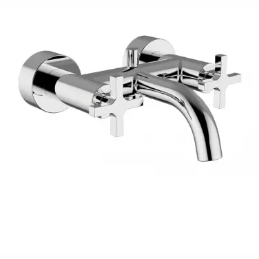Wall-mounted bath faucet hand shower