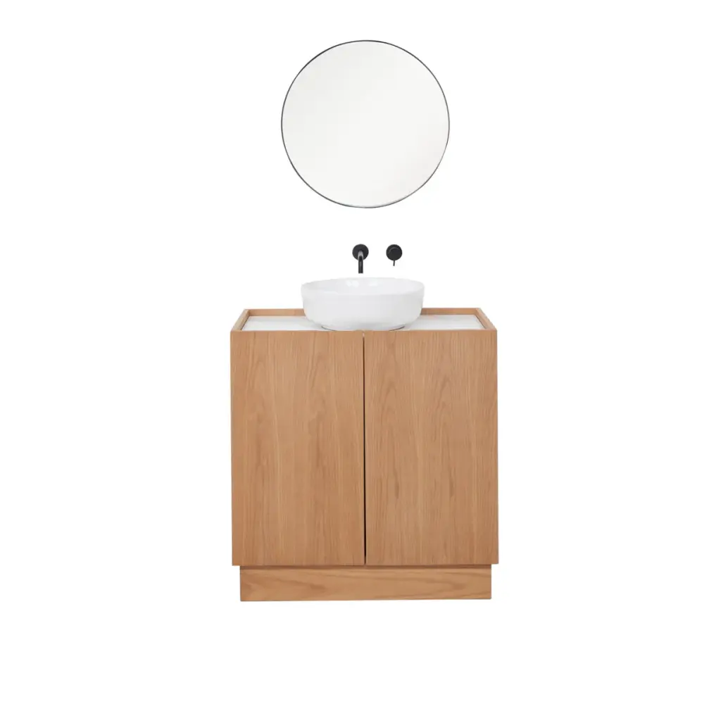 Washbasin furniture white - Felix - Pearl Ceramic - Alexis 2 - (84 cm)