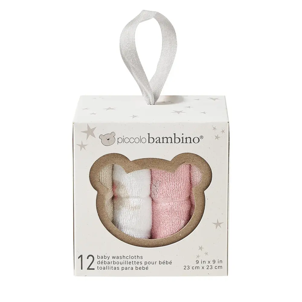 Washcloths Gift box (12) - Rose
