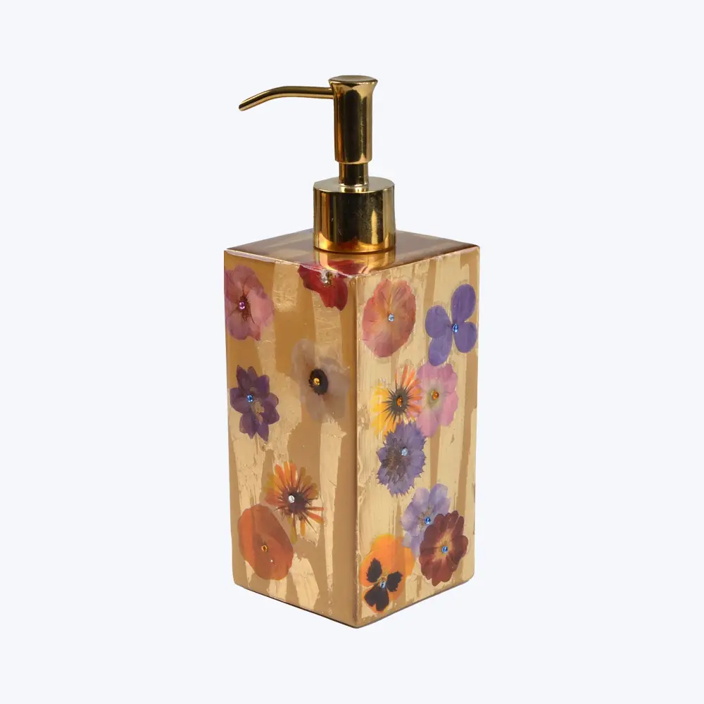 Fleur Box Pump Gilded