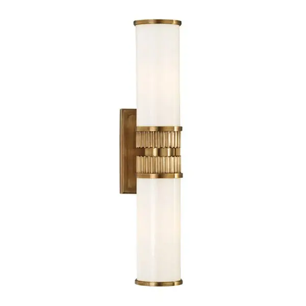 Harper 2 Light Bath Bracket - Aged Brass