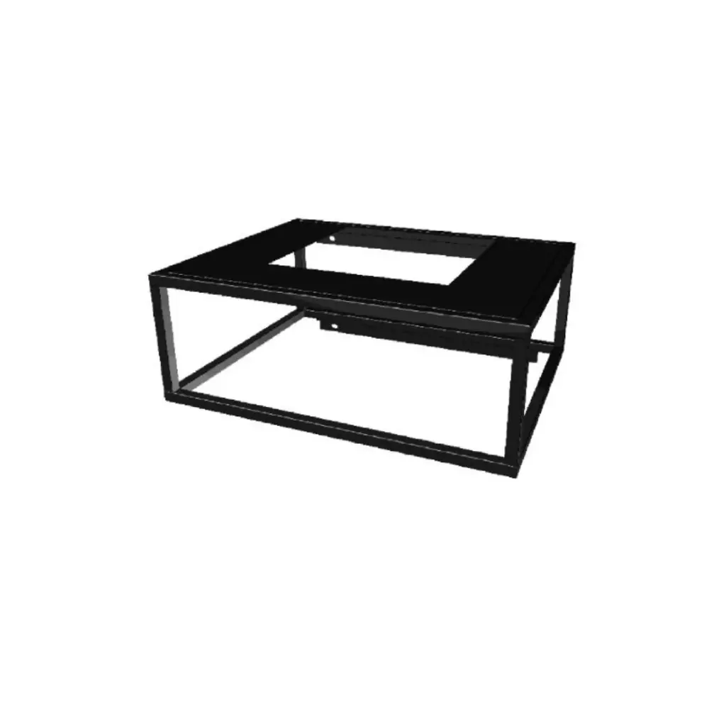 Lucern rack full metallic plates 1 shelf - recess at top | Rustproof & Easy Clean