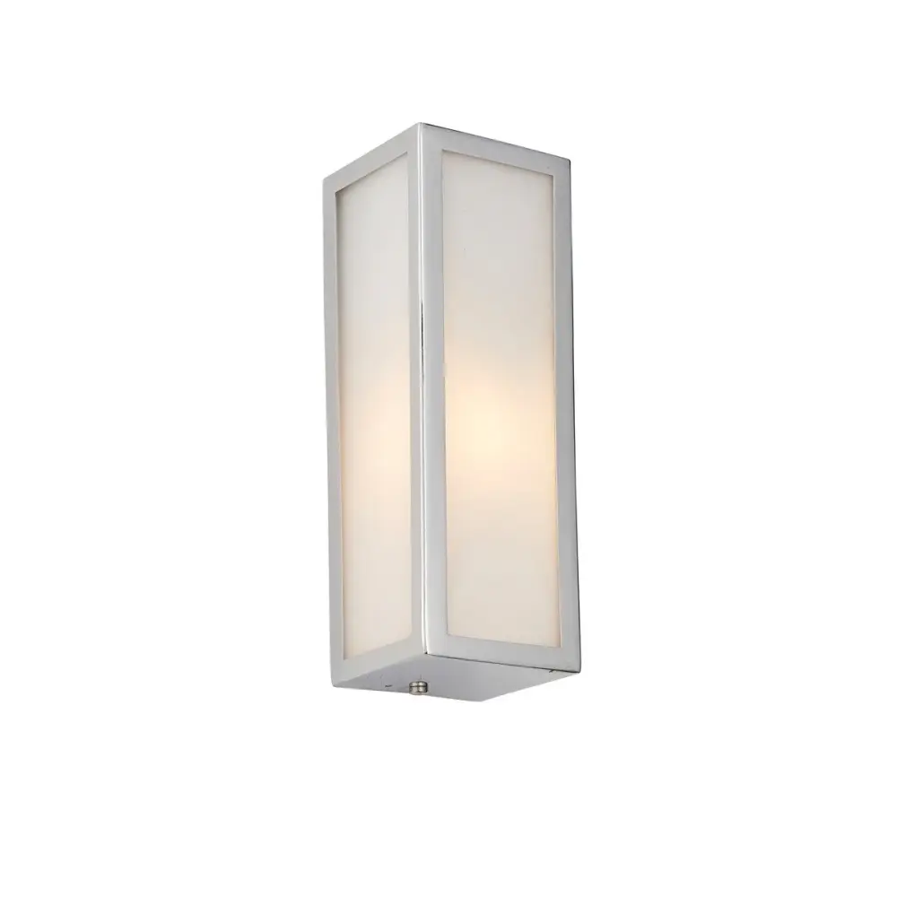 Newham Bathroom Frosted Wall Portable - Chrome