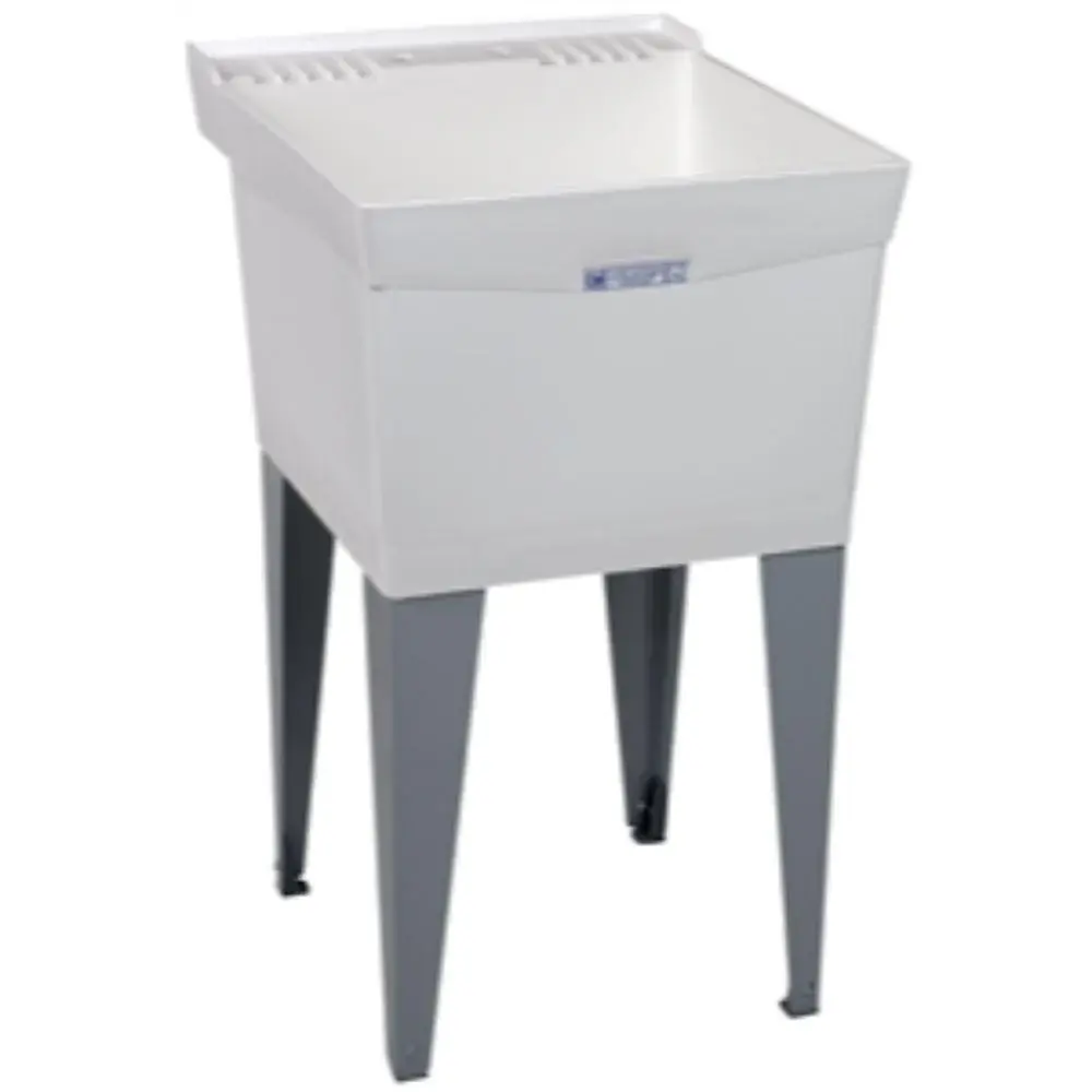 WHITE LAUNDRY TUB LEGS (20" WIDE X 14-3/8" DEEP)