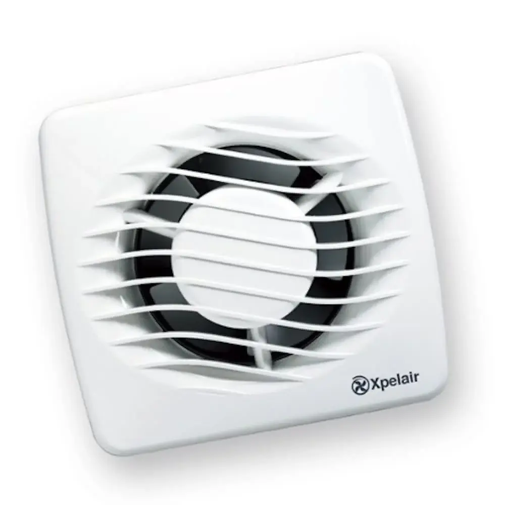 Xpelair DX100 4" (100mm) Bathroom Extractor Fan Window or Wall Kit Classic Operation