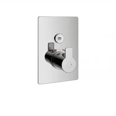 PushGo Valve and Decorative Adjust - 1 Function | Rustproof & Easy Clean