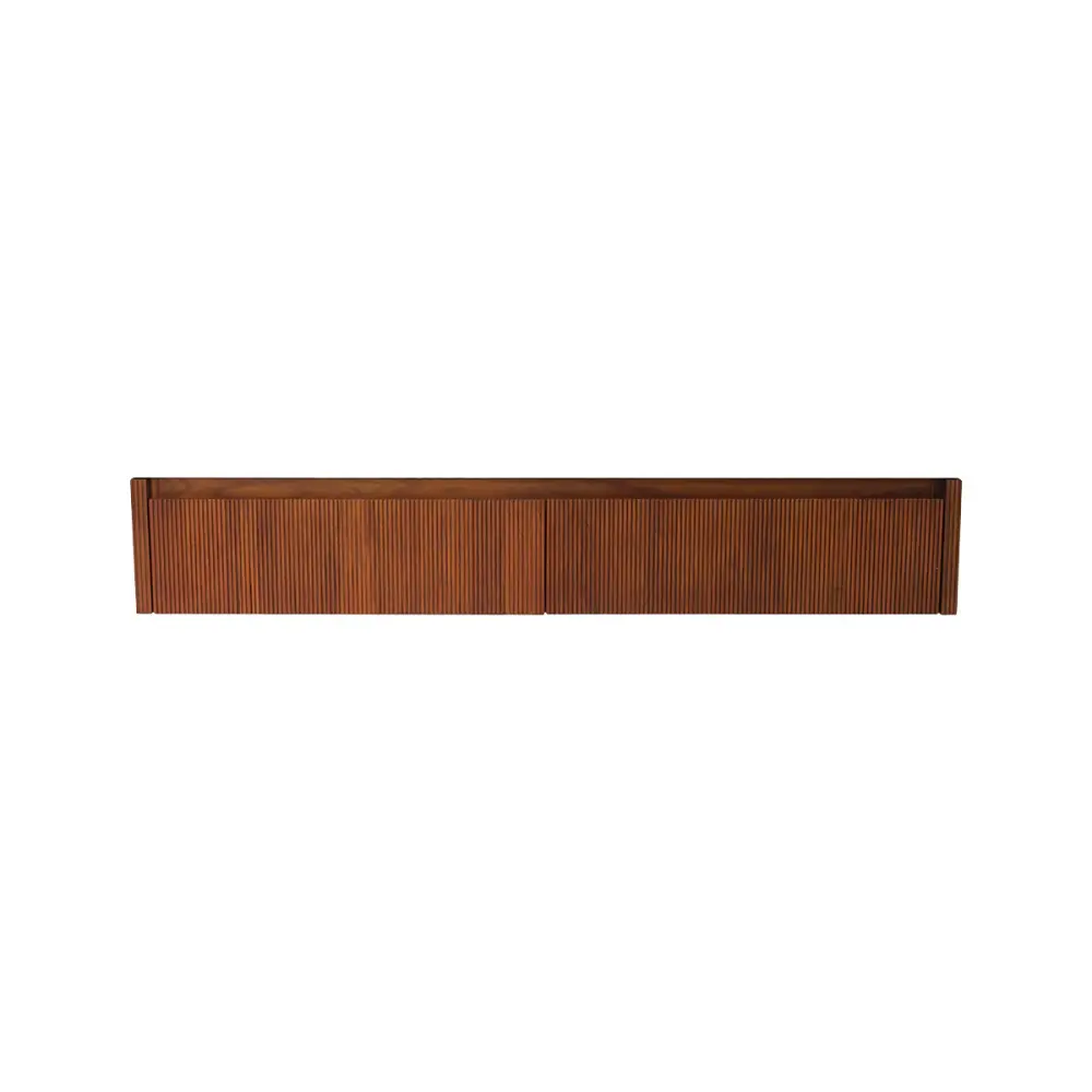 Sliding Door Bathroom cabinet - Ahun - Walnut - 150 cm