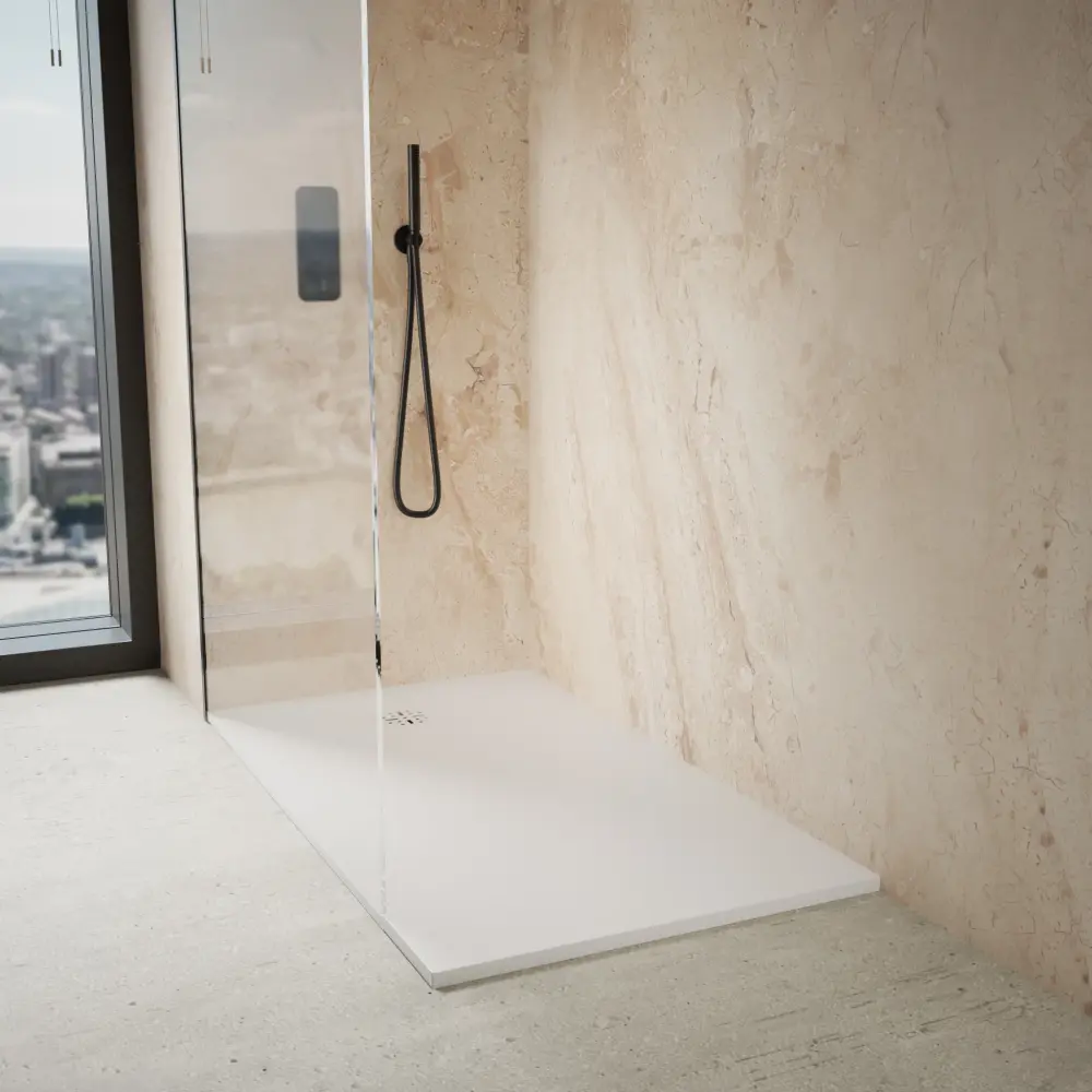 Ardesia Low Profile Stone Rectangular Shower Tray - 1400 x 800