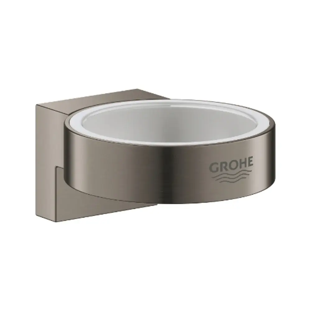 Grohe Holder Glass/Dish/Dispenser Brushed - 41027AL0 - Trendy Bathroom Accessory