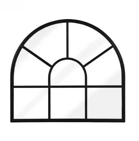Fulbrook Arched Wall Mirror 80x90cm - Metal