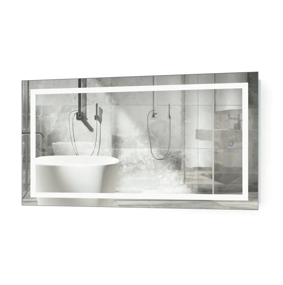 Krugg Icon 42″ x 24″ LED Bathroom Mirror Dimmer & Defogger
