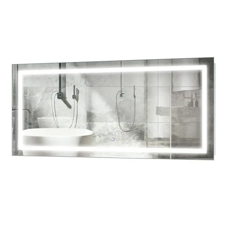 Krugg Icon 48″ X 24″ LED Bathroom Mirror w/ Dimmer & Defogger