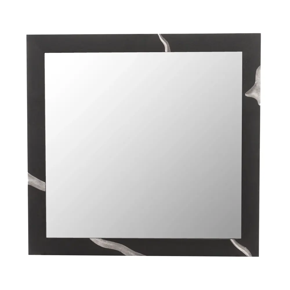 Modrest Aspen - Modern Matte Taupe Ash & Silver Mirror