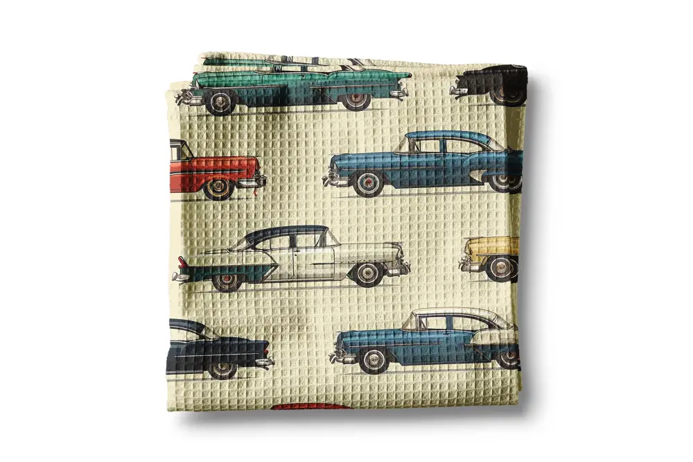 Classic Car Kitchen Towel