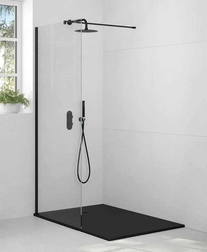 Sonas Aspect 900Mm Wetroom Panel - Matt Onyx | AWRP0900MB
