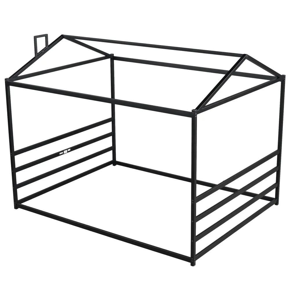 Metal House Shape Platform Bed