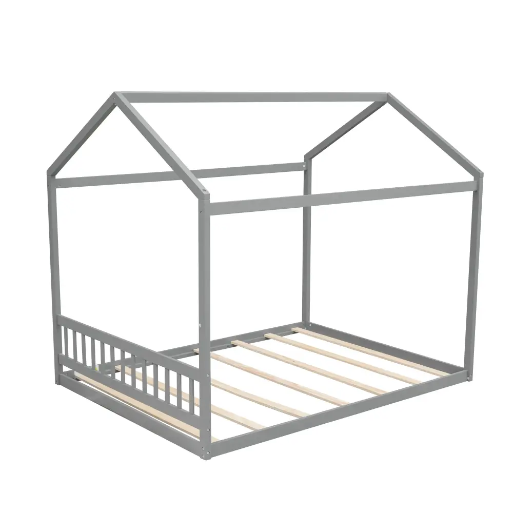 Wooden House Bed Headboard