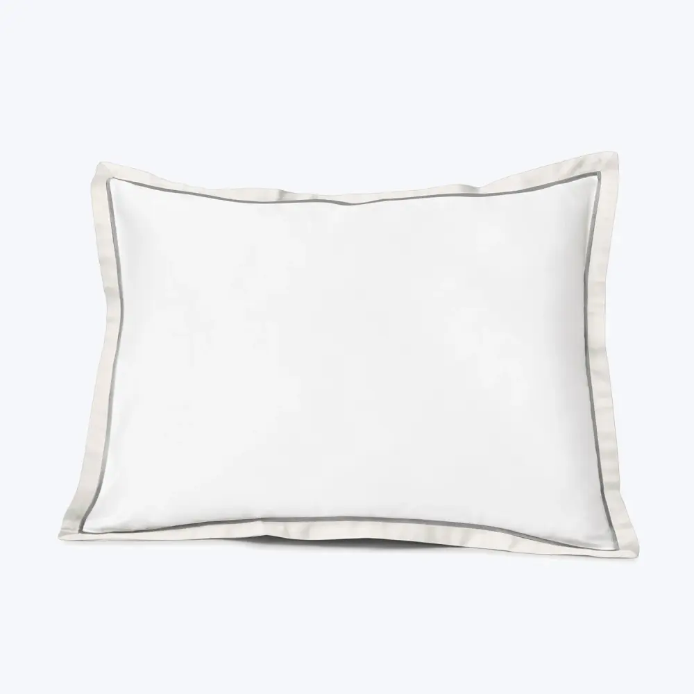 Luna Stella Duvet & Shams, White/Pearl Compatible 12" Mattress