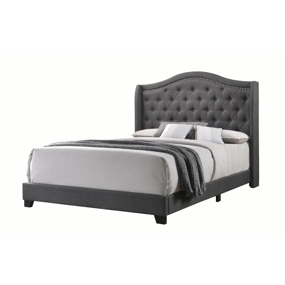 Diamond Modern Furniture COA Sonoma King Upholstered Platform Bed 310072KE