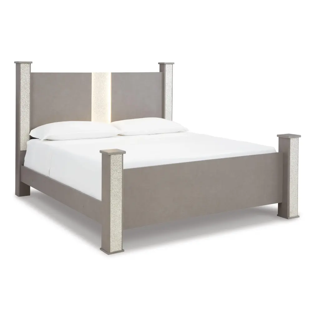 Diamond Modern Furniture Exclusive Design Surancha King Poster Bed B1145-68/B1145-66/B1145-62/B1145-99