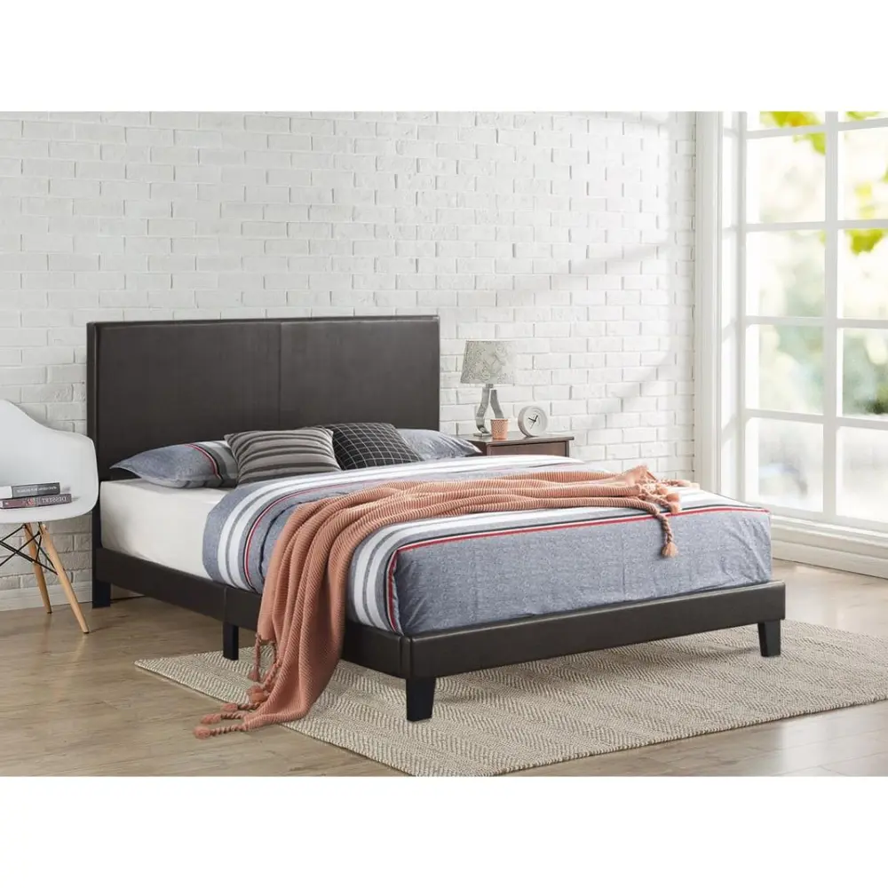 Diamond Modern Furniture HH King Upholstered Platform Bed 750PU King Upholstered Platform Bed