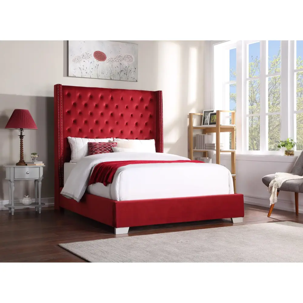 Diamond Modern Furniture HH Queen Upholstered Bed HH222-Q
