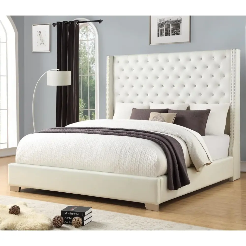 Diamond Modern Furniture HH Queen Upholstered Bed HH323 Queen Upholstered Bed