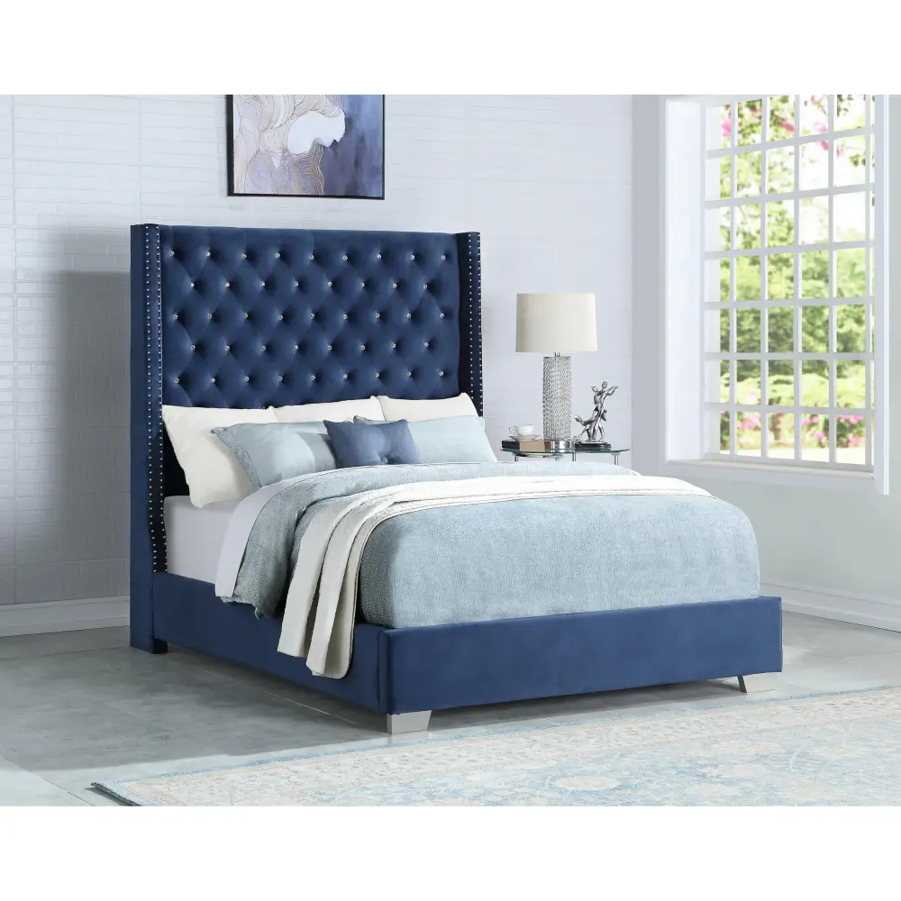 Diamond Modern Furniture HH Queen Upholstered Bed HH327-Q