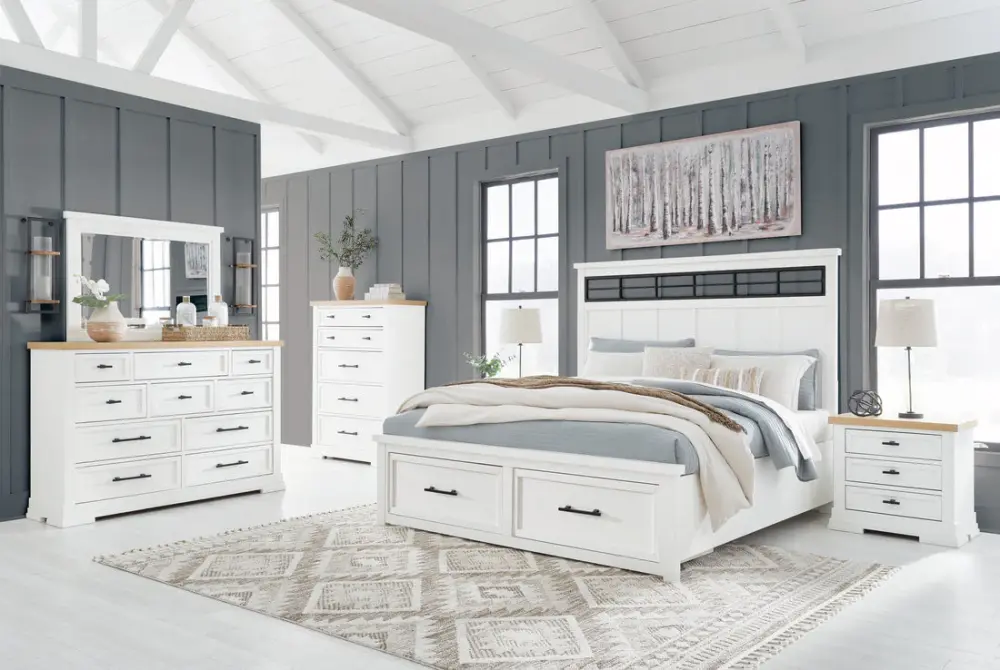 B844 5pc Bedroom Set – Features Mattress